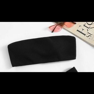 Bandeau swim suit top